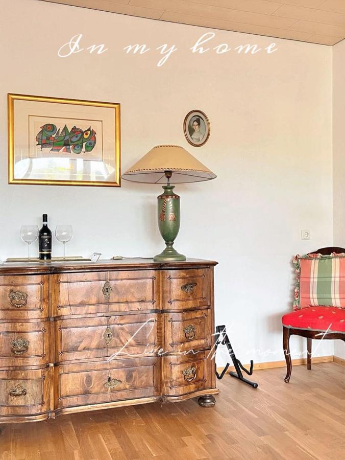 Grosszuegige Wohnung, Bergblick, Vintage 손토펜 외부 사진