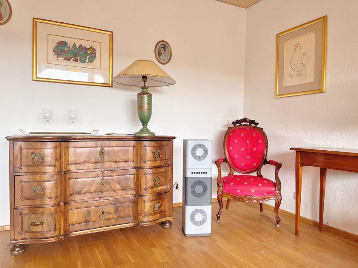 Grosszuegige Wohnung, Bergblick, Vintage 손토펜 외부 사진