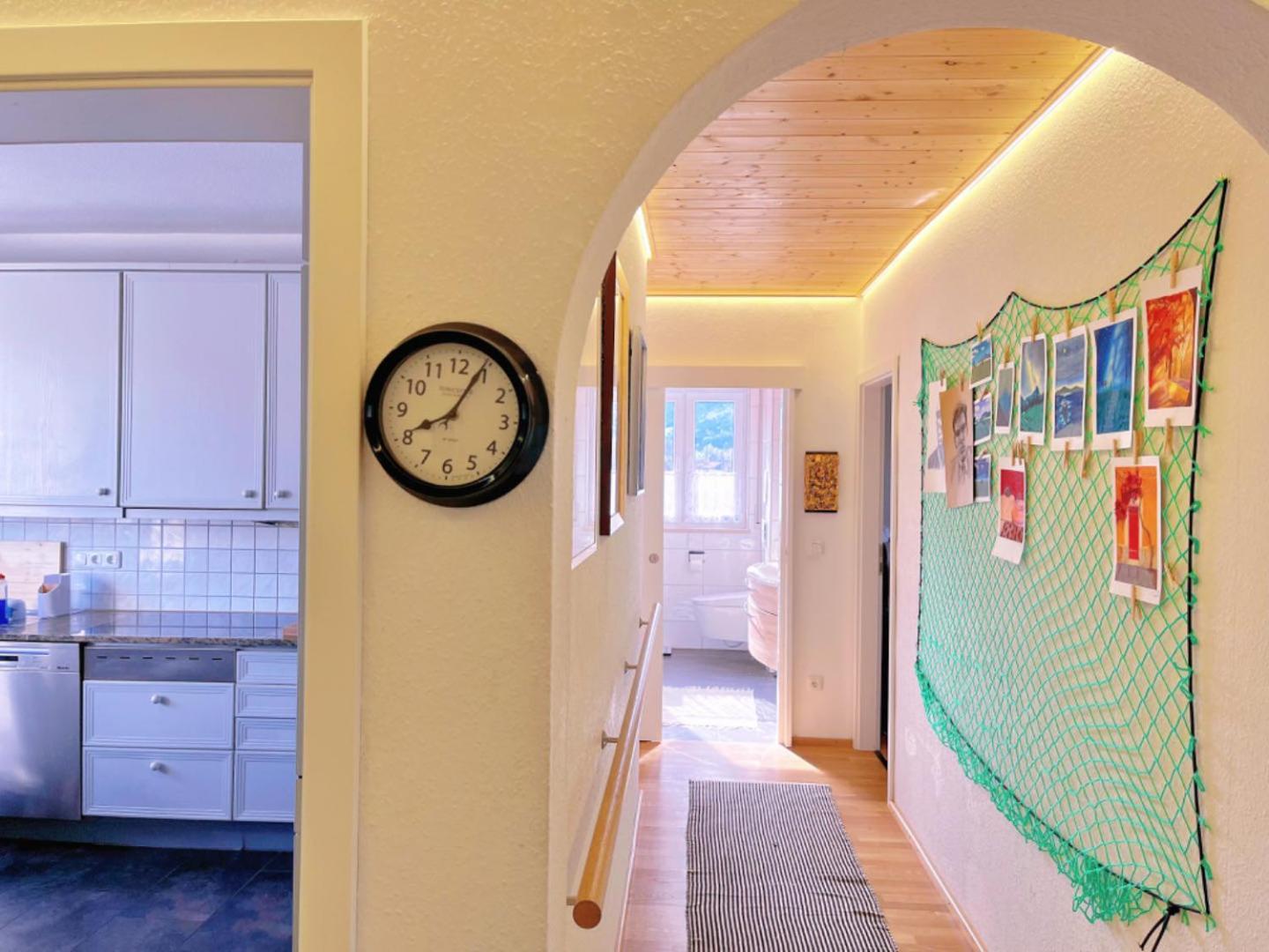 Grosszuegige Wohnung, Bergblick, Vintage 손토펜 외부 사진
